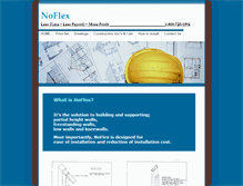 Tablet Screenshot of noflex.com